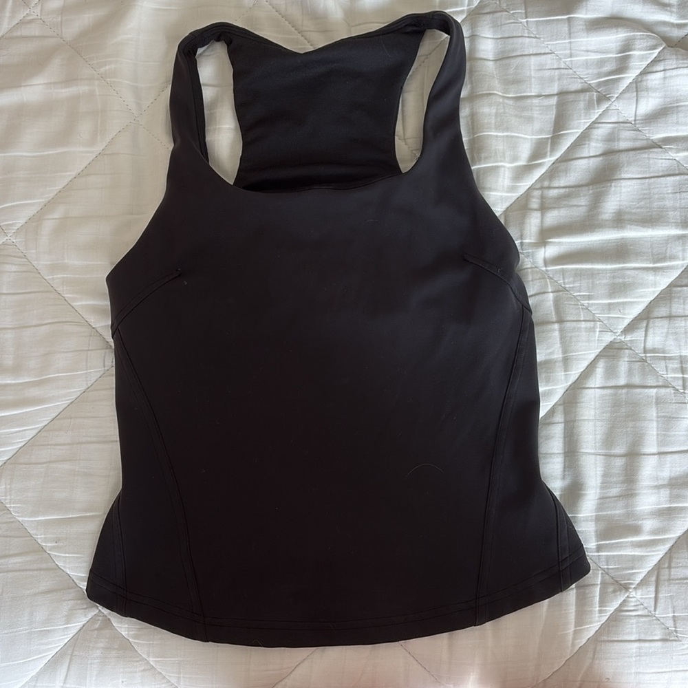 Lululemon InStill Women's Tank Top Black with built in bra